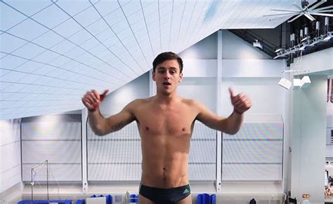 tom daley nudo|Tom Daley displays his washboard abs in nude budgie smugglers